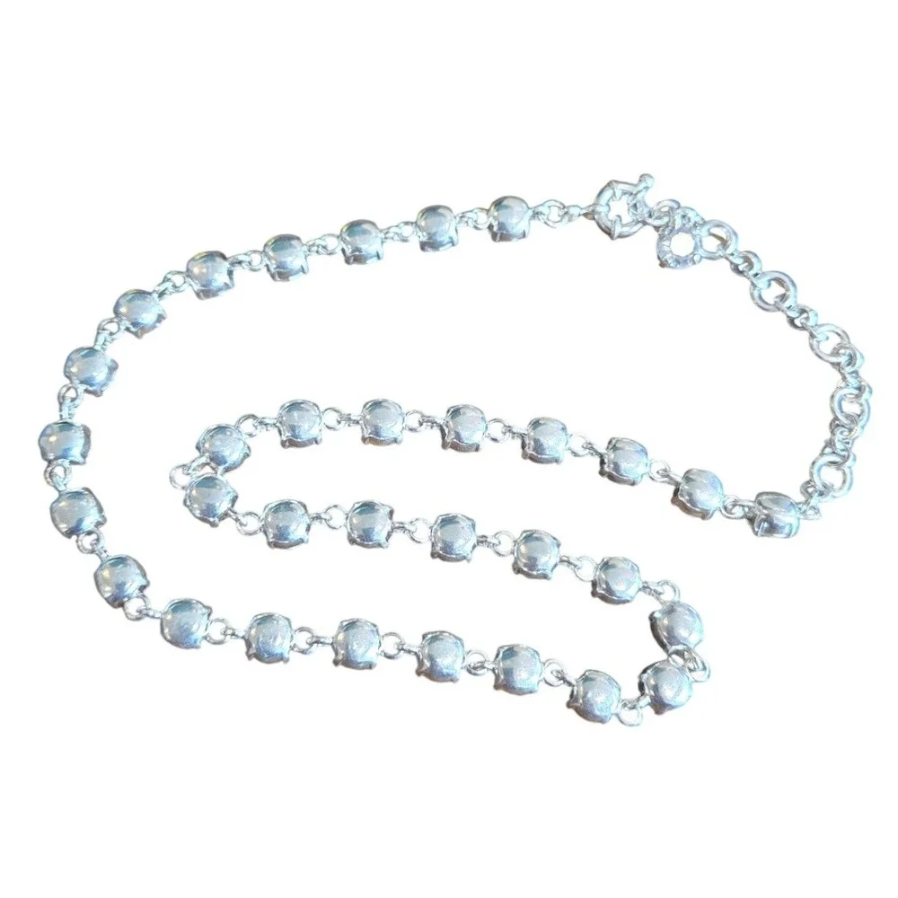 Roxanne Assoulin Crystal Gemstone Necklace Silver Vintage Bridal Formal NWOT